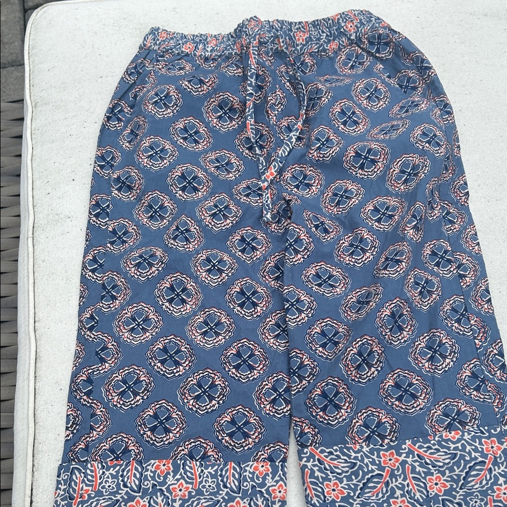 Roller Rabbit Blue Floral Kids Casual Bottoms
